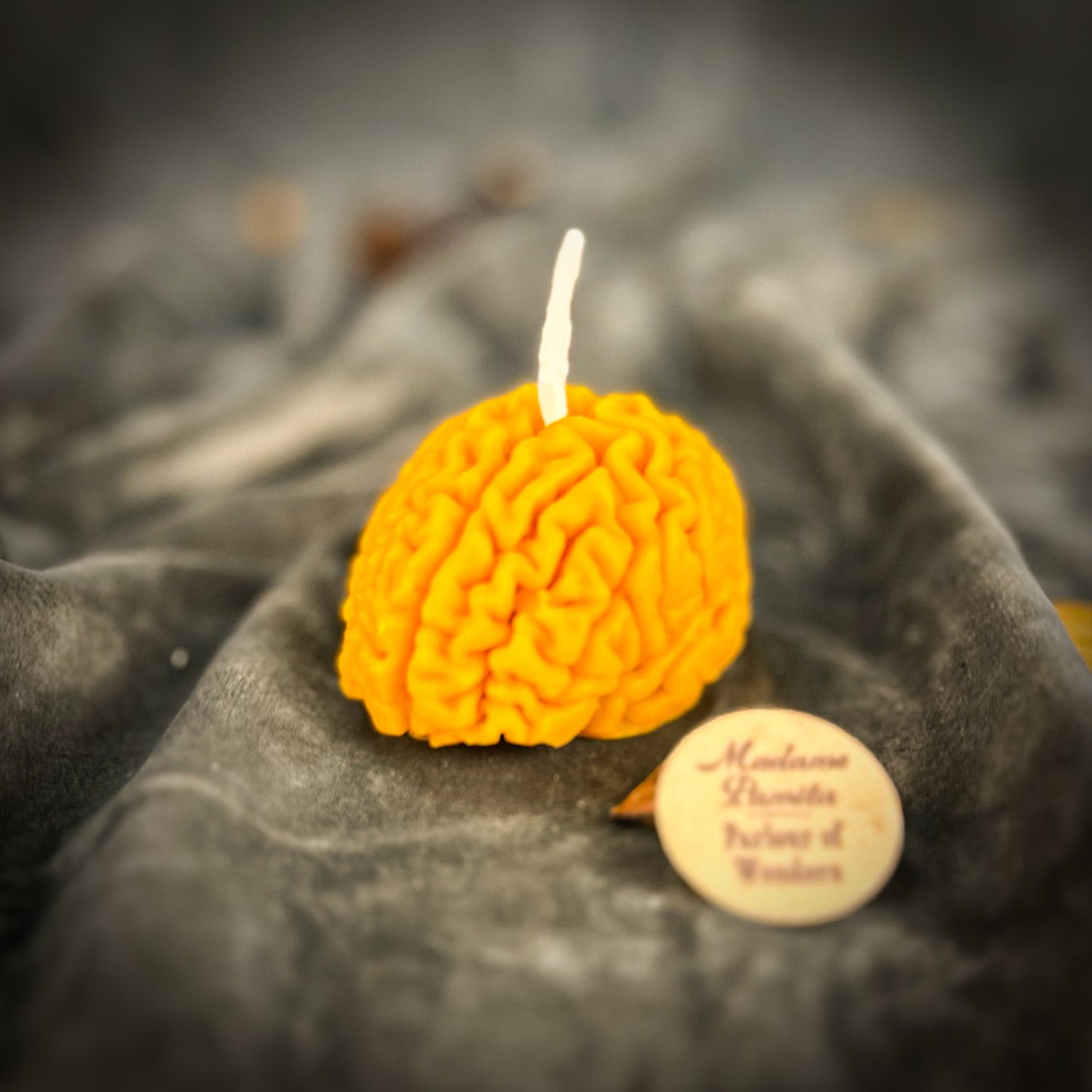 Yellow Beeswax Brilliant Brain Spell Candle