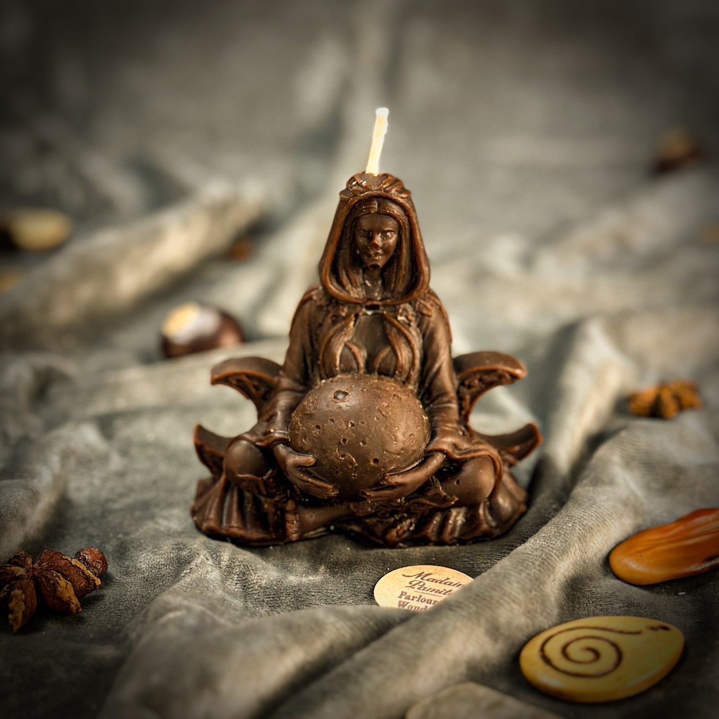 Moon Goddess Candle Spell Kit - Lunar Magic & Divine Feminine Energy