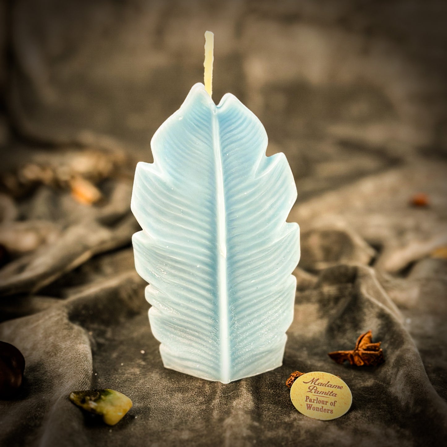 Blue Plant Spirit Candle