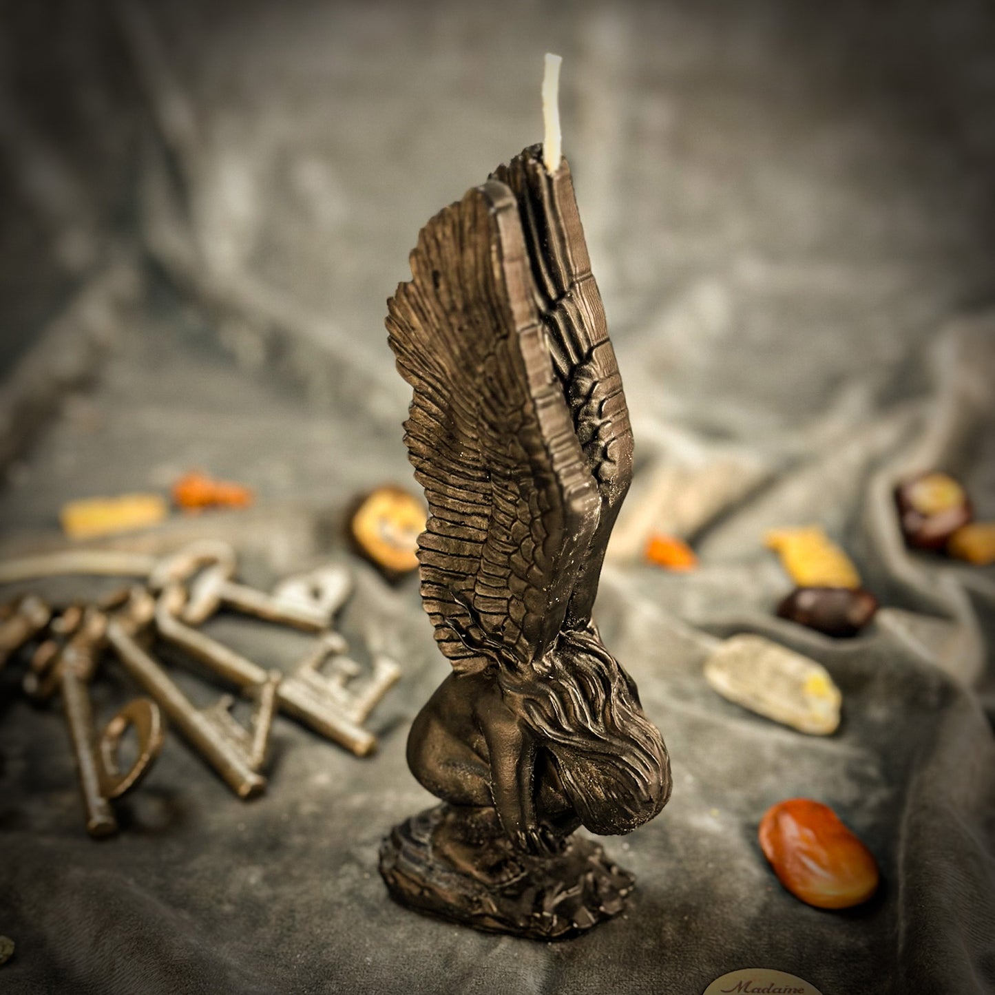 Beeswax Spirit of Resilience Spell Candle - Recovery, Strength & Perseverance