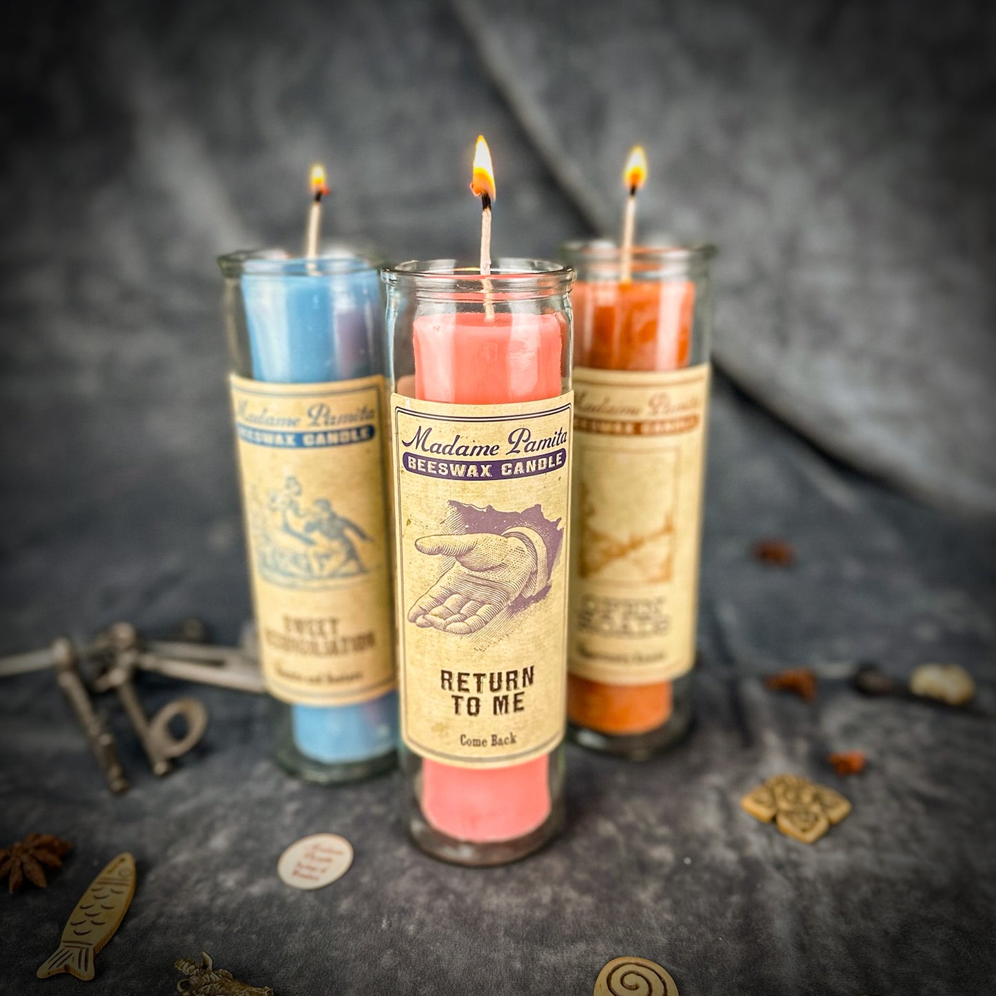 Three Simultaneous Vigil Candle Spell Service