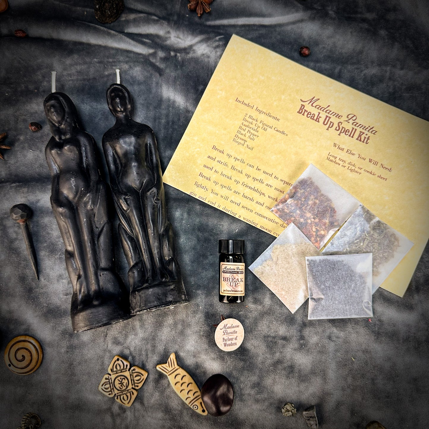Break Up Candle Spell Kit - Human/Female