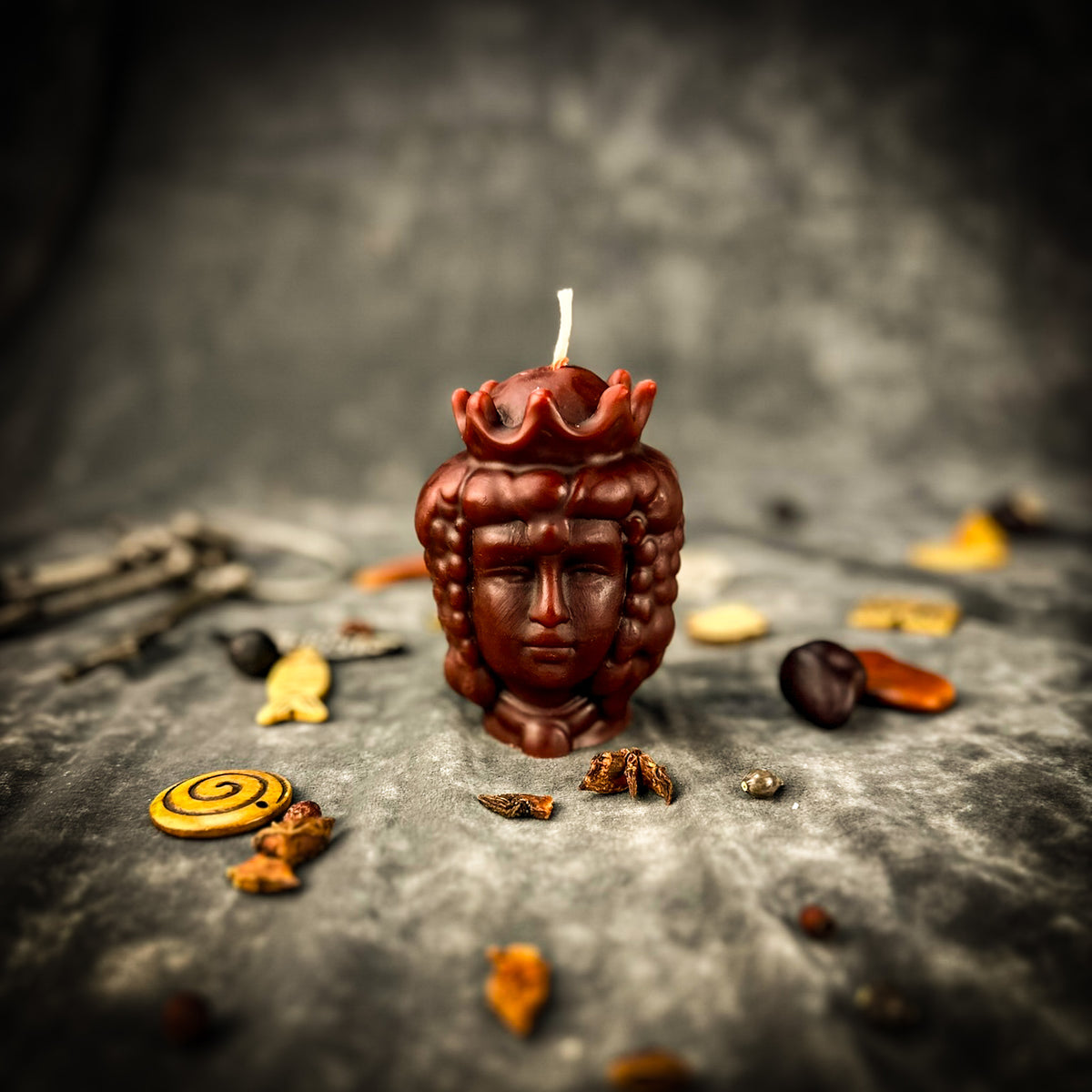 Beeswax Divine Duality King & Queen Spell Candle | Divine Masculine and Feminine Magic