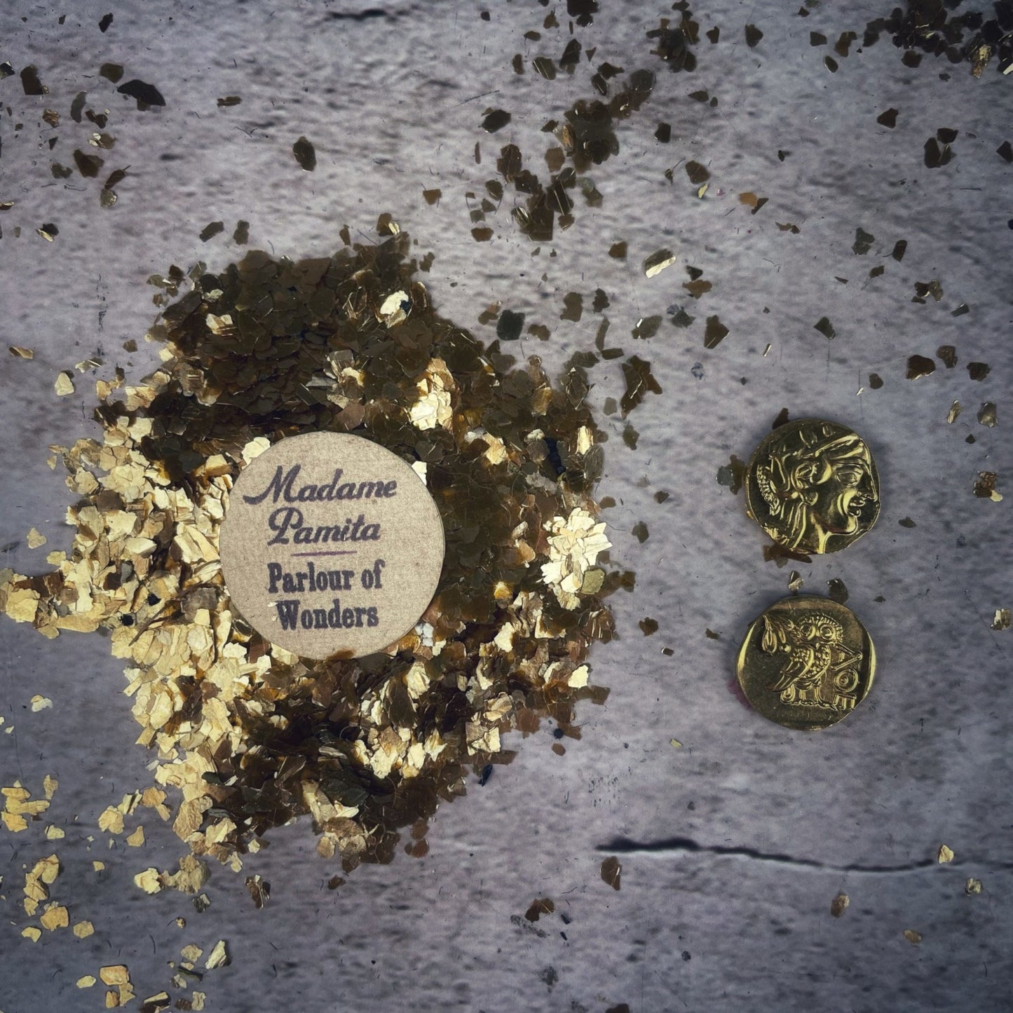 Athena Owl Tetradrachm Gold Coin Talisman