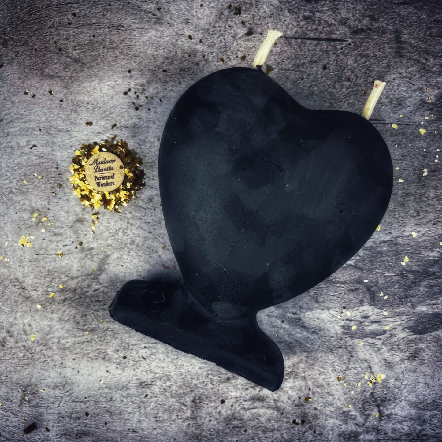 Beeswax Twin Flame Love Spell Candle - Soul Mate & True Love Magic