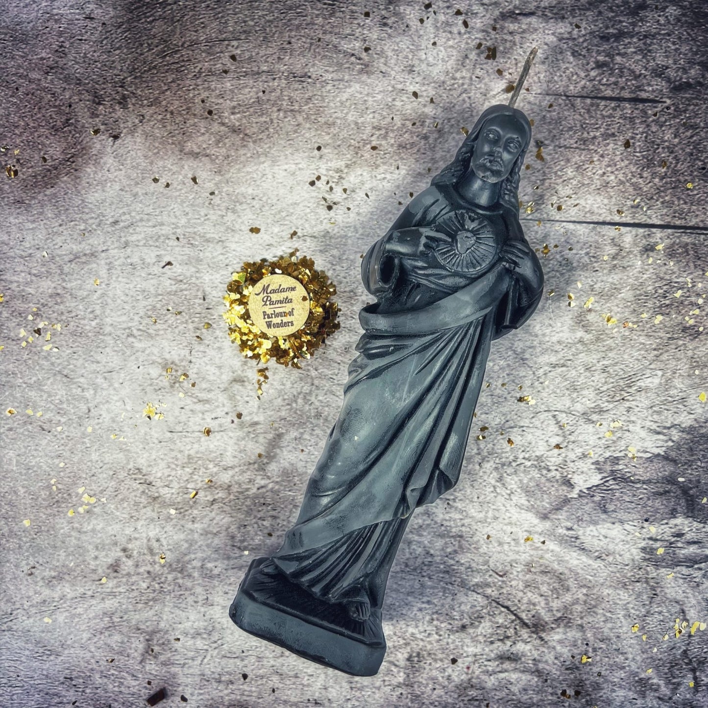 Beeswax Jesus Candle