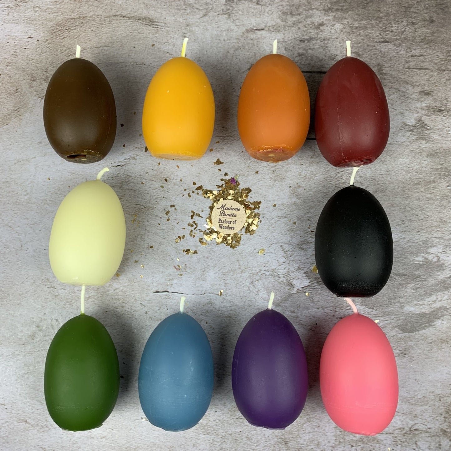 Beeswax Egg Talisman Candle