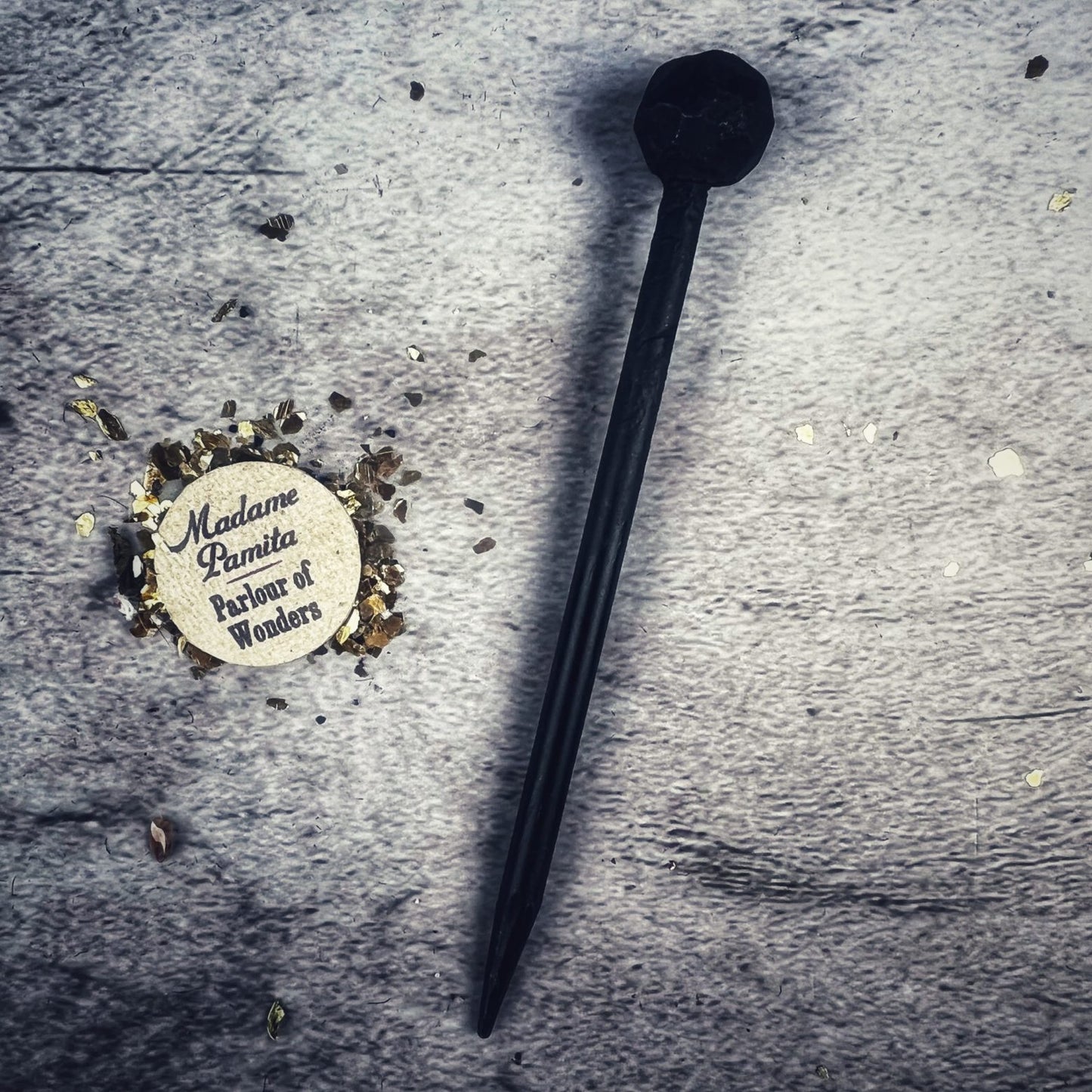 4" Forged Iron Ball Head Nail