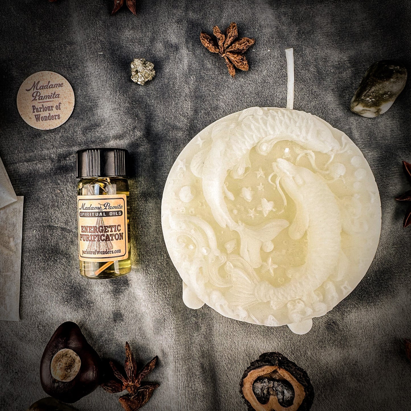 Pisces Power Candle Spell Kit