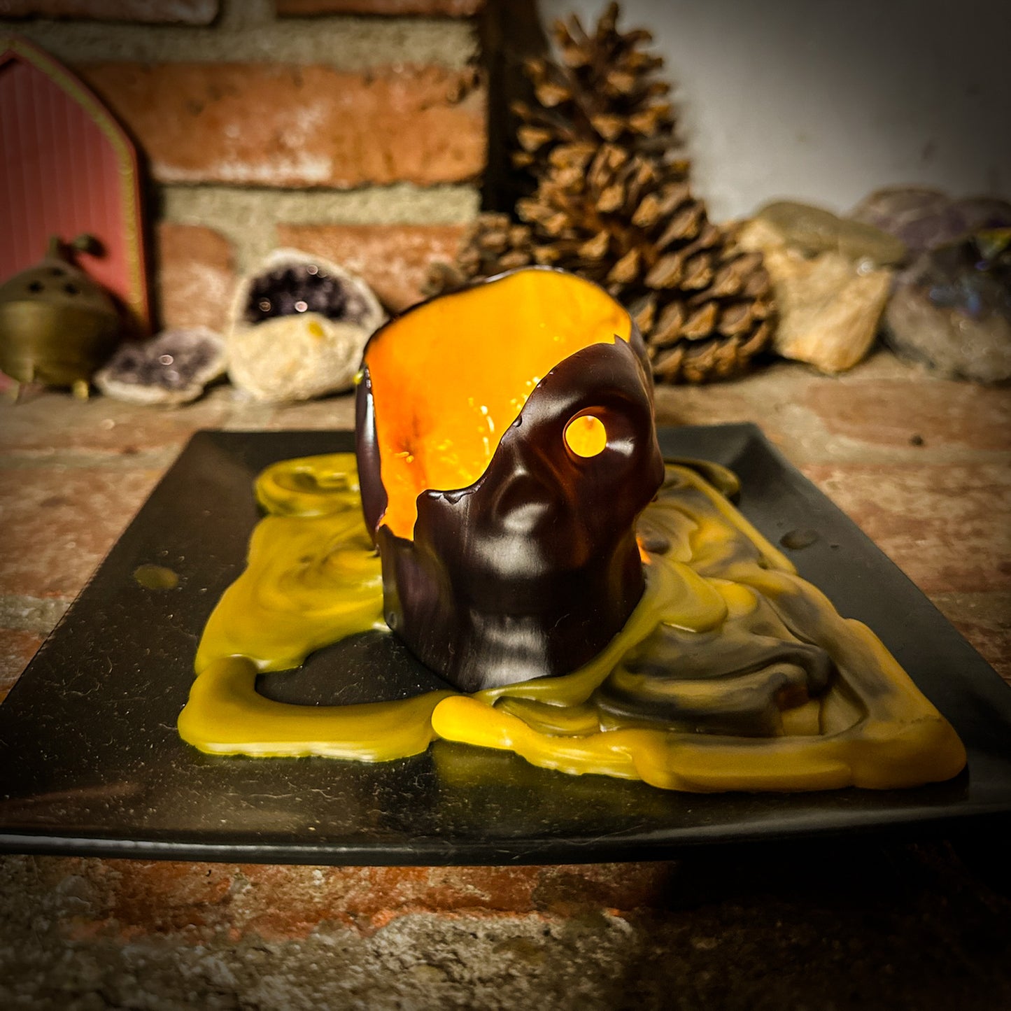 Return to Sender Large Skull Spell Candle