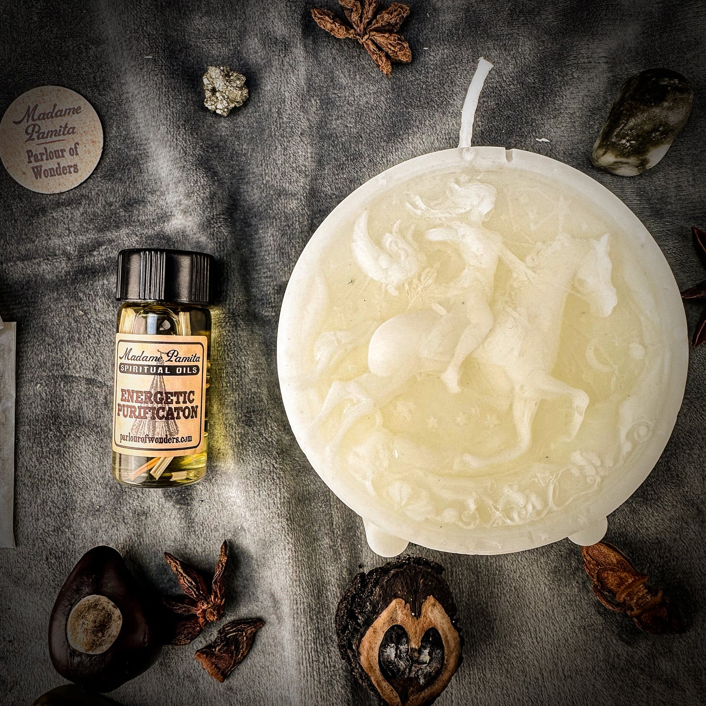 Sagittarius Power Candle Spell Kit - Adventure, Optimism & Wisdom Magic