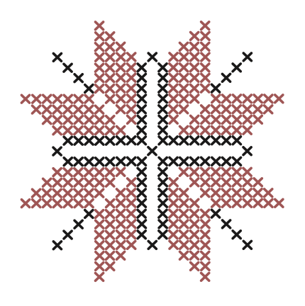 Povna Rozha Ukrainian Magic Vyshyvka Talismanic Slavic Embroidery Kit