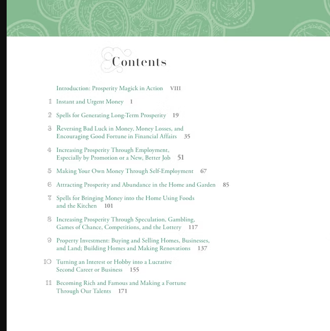 Prosperity Magick: Spells for Wealth by Cassandra Eason