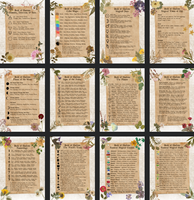 Madame Pamita's Book of Shadows - Digital Download