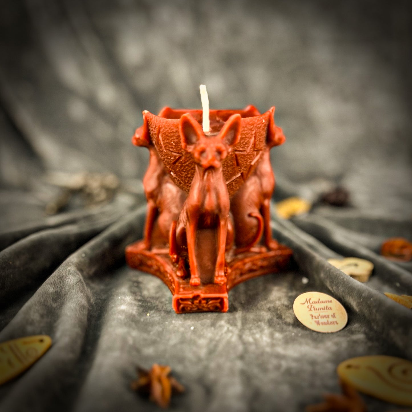 Brown Bastet Spell Candle