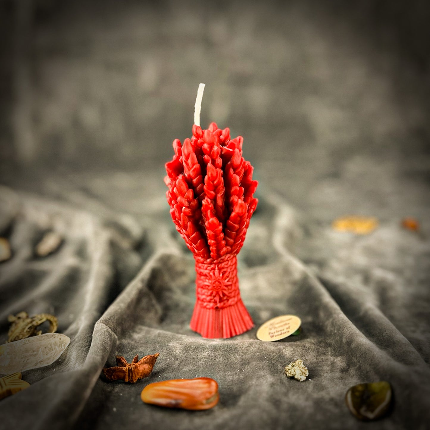Red Didukh Ancestor Spirit Spell Candle