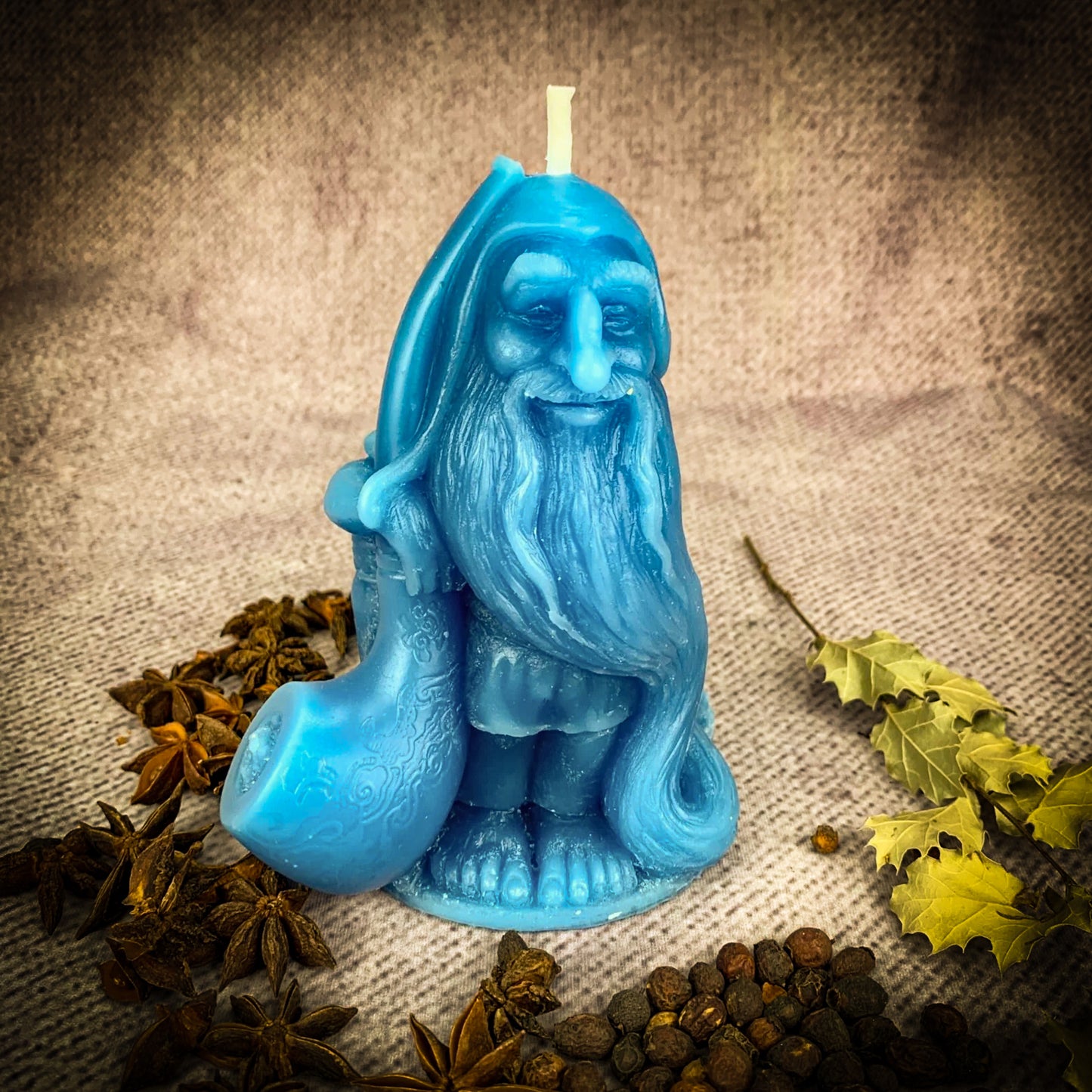 Blue Domovyk Candle Spell Kit