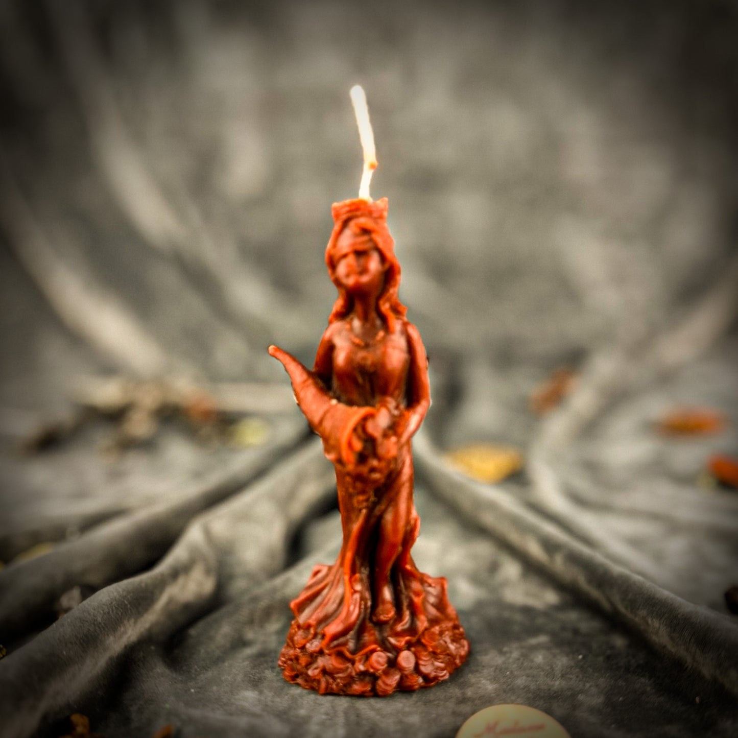 Brown Fortuna Spell Candle