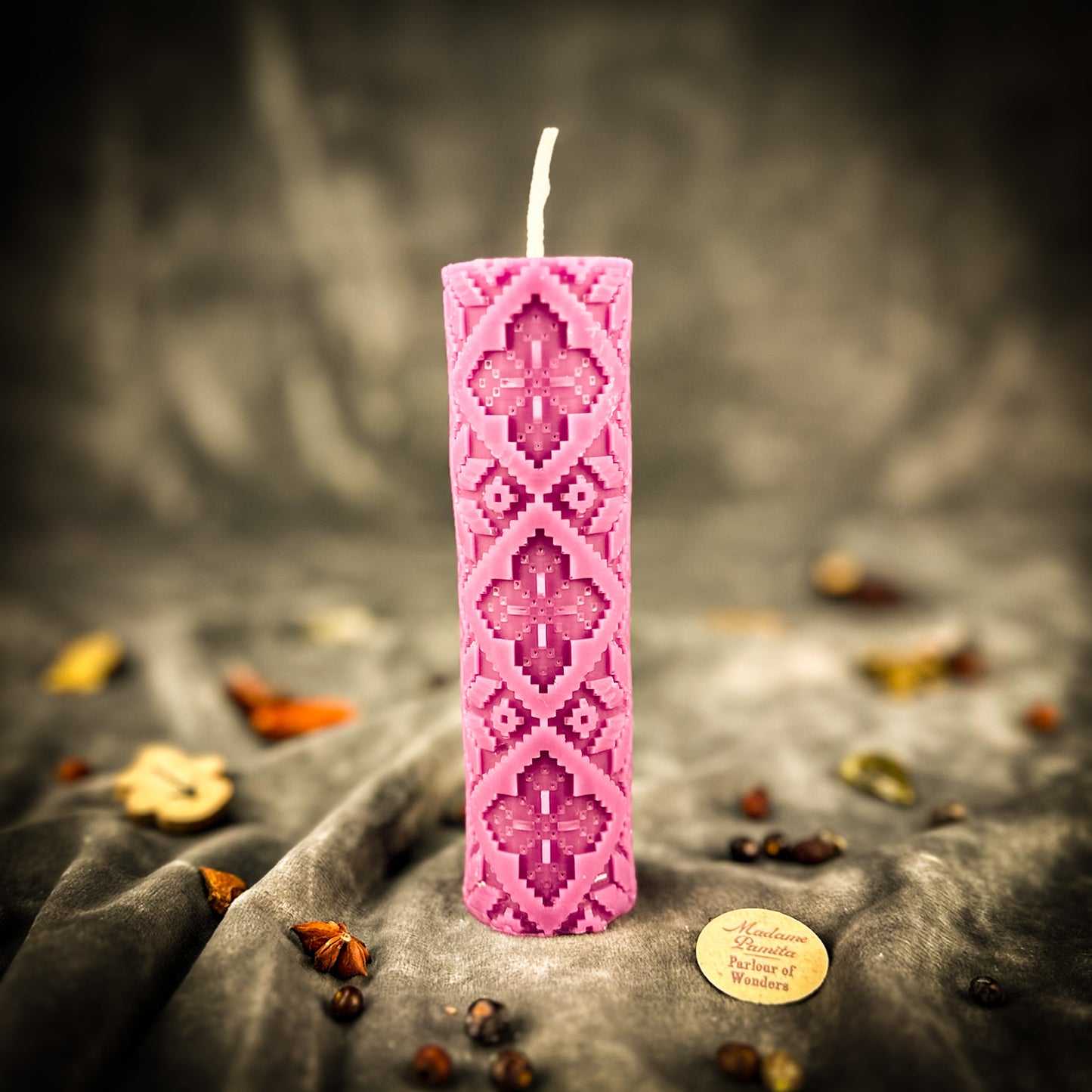 Purple Khrest Candle