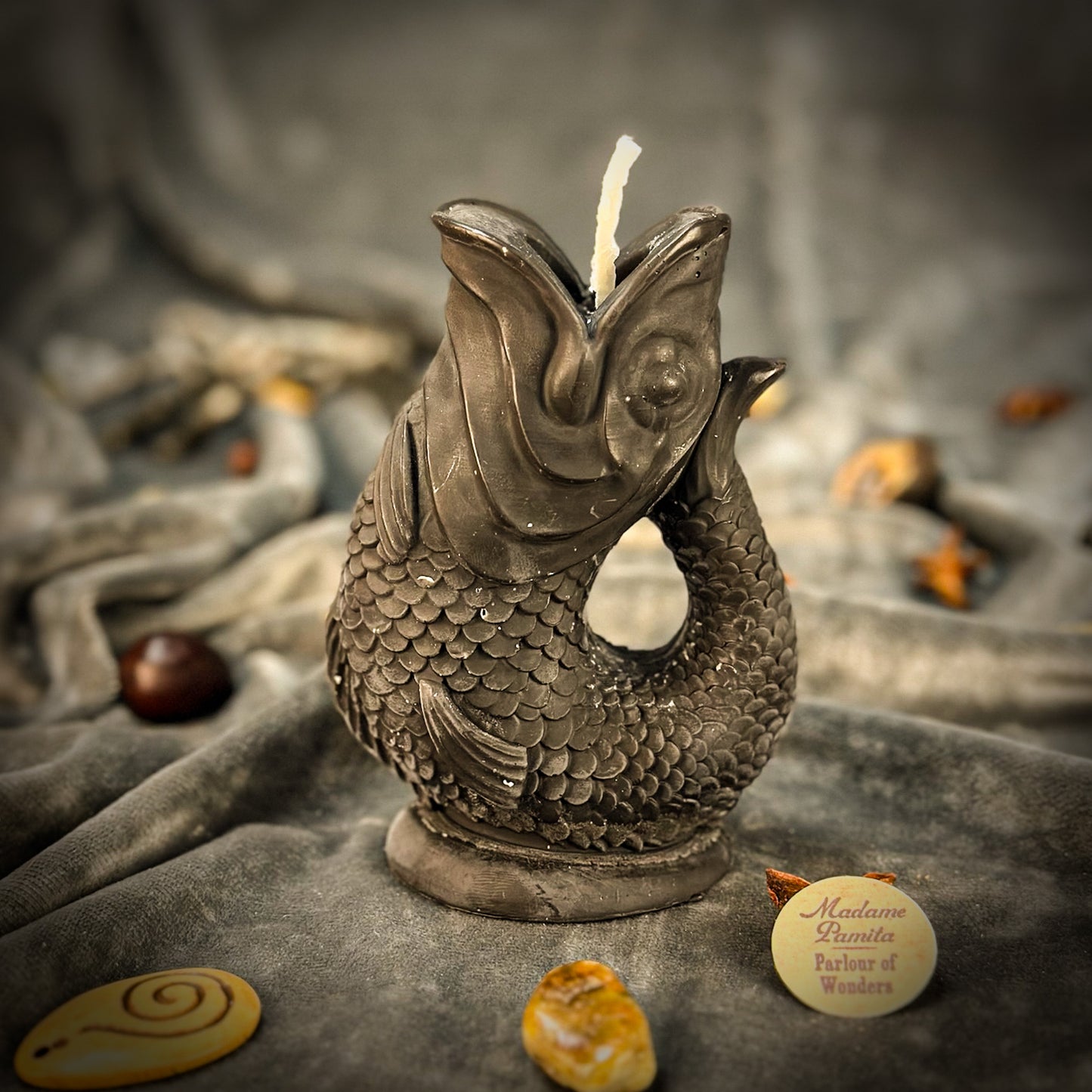 Black Magic Fish Candle