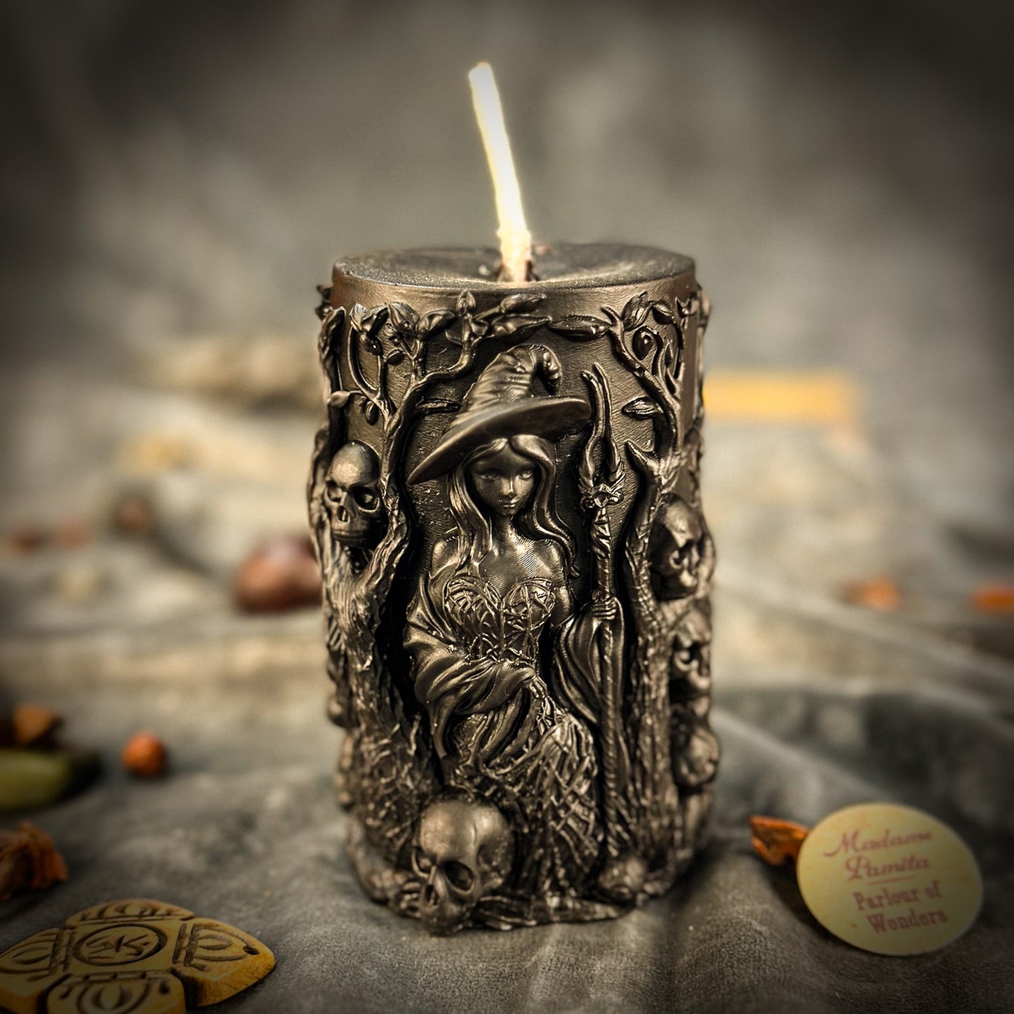 Black Pillars of Witchcraft Candle Power