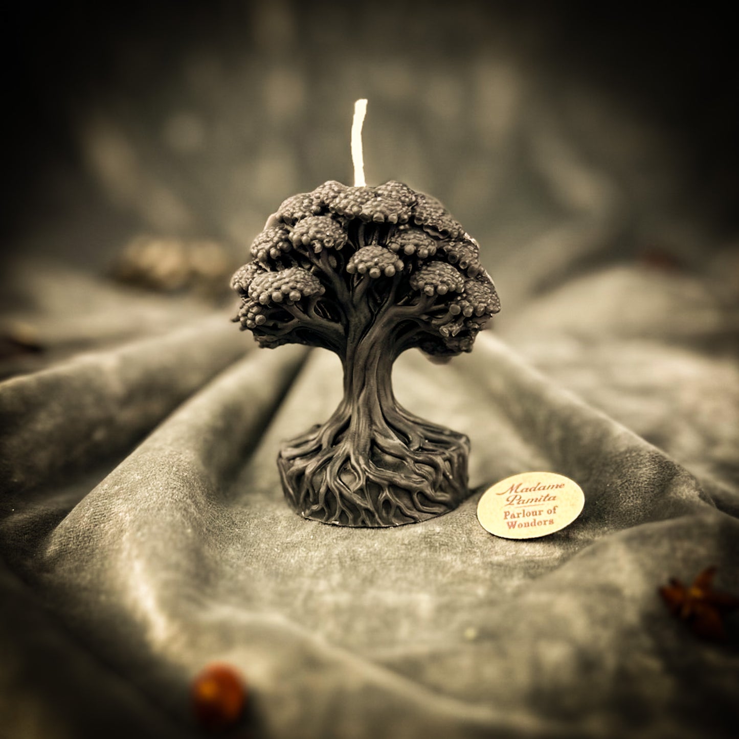 Beeswax Shamanic World Tree Spell Candle