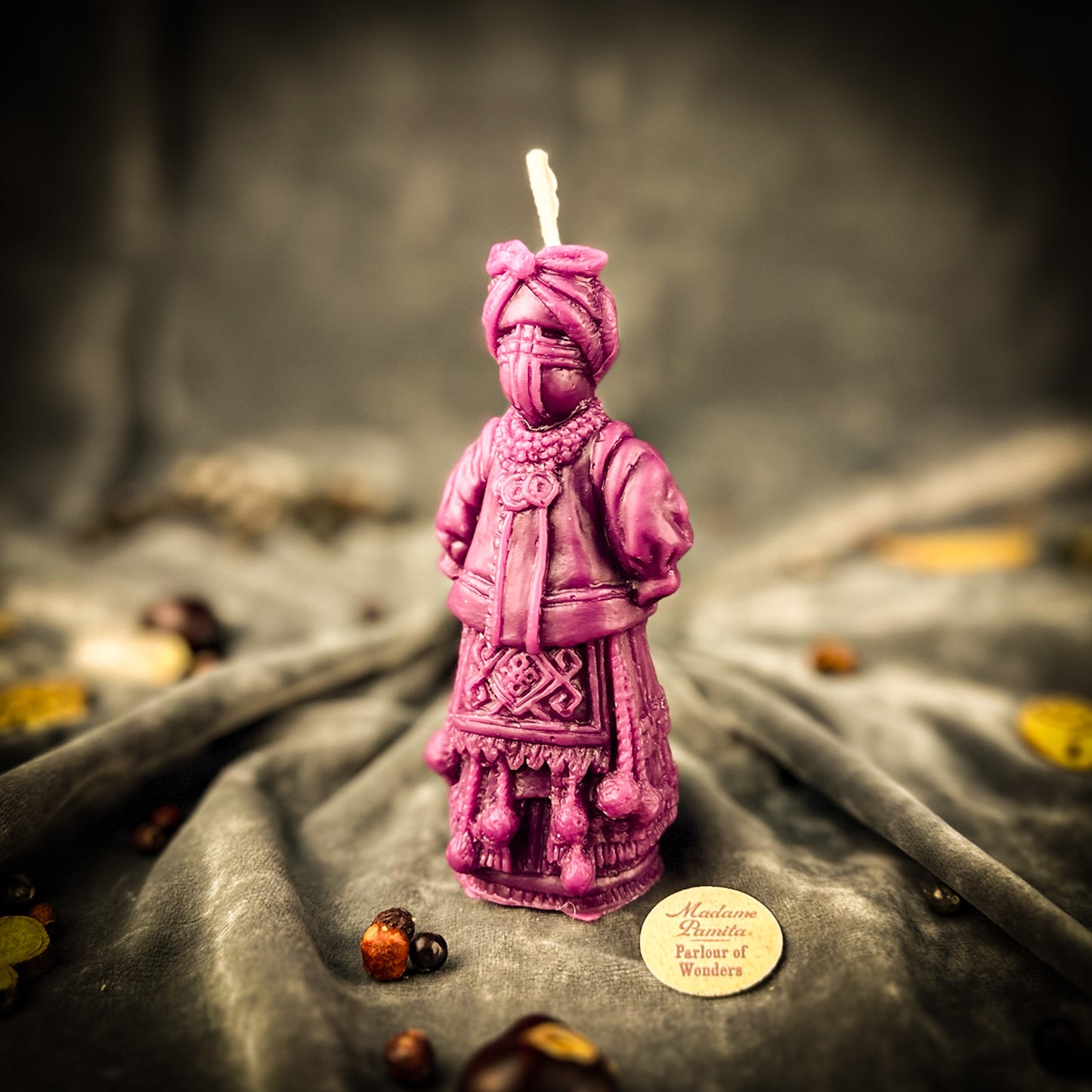 Beeswax Solokha Witch of Attraction Spell Candle