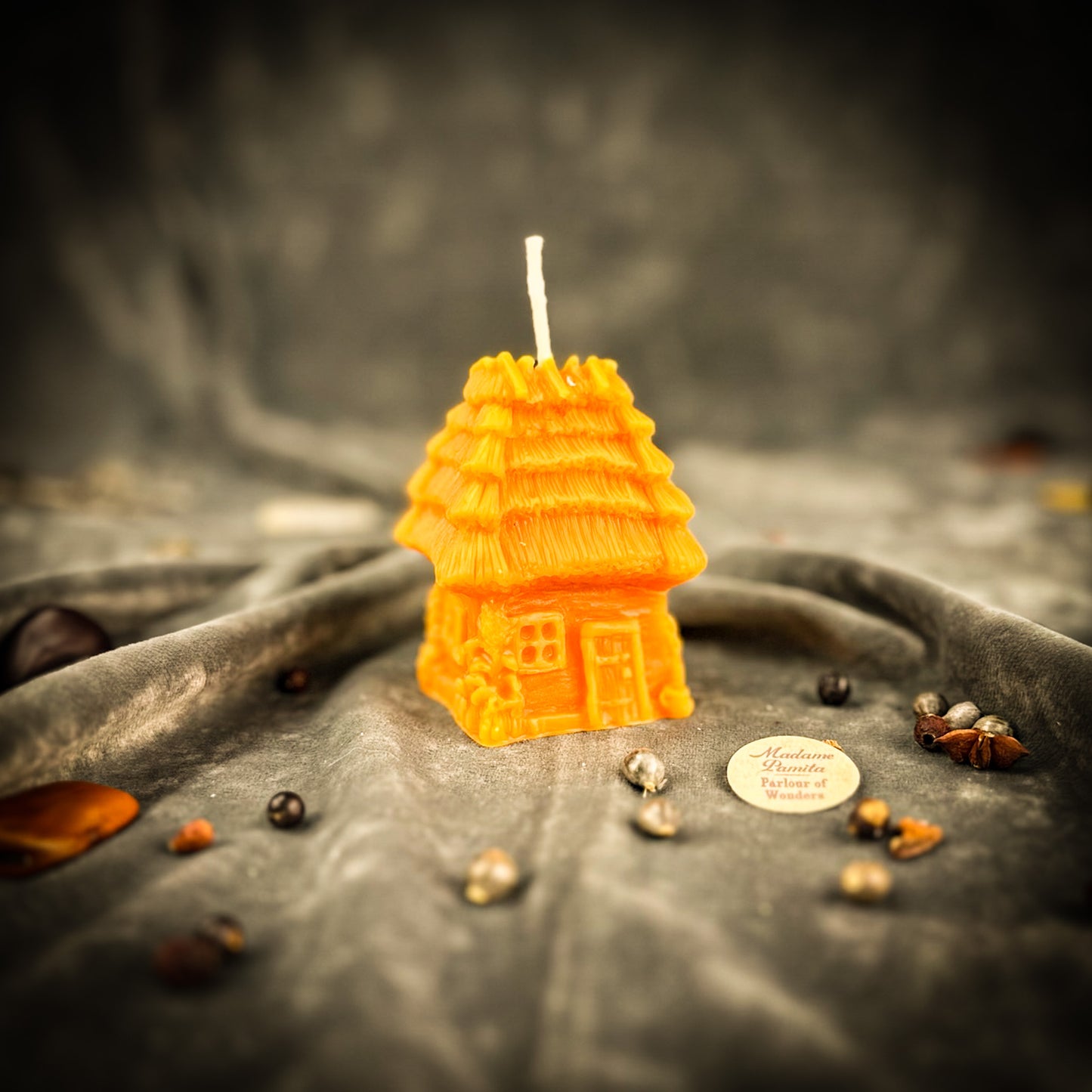 Yellow Ukrainian Khalupa Protection Candle