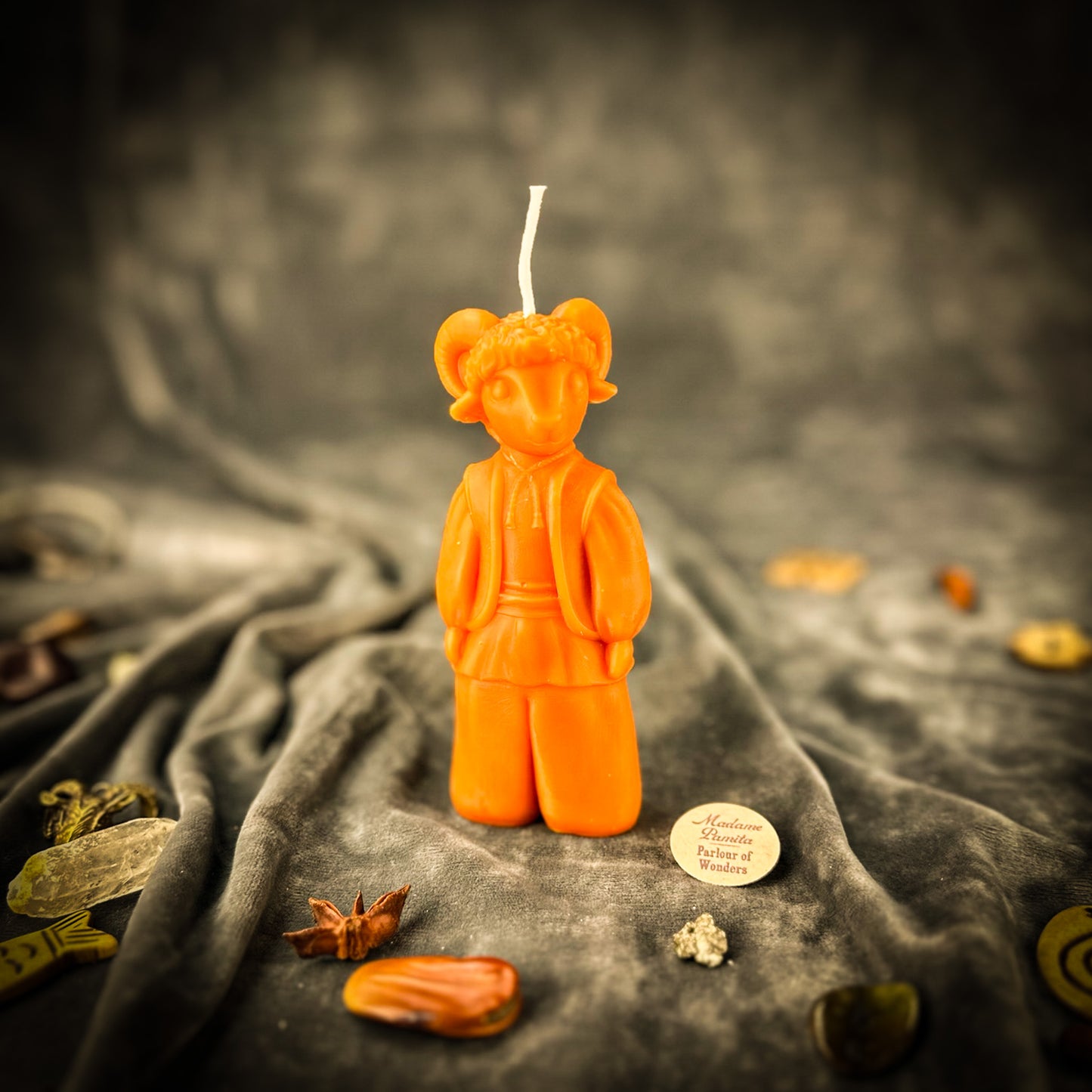 Orange Vodinnya Goat Candle
