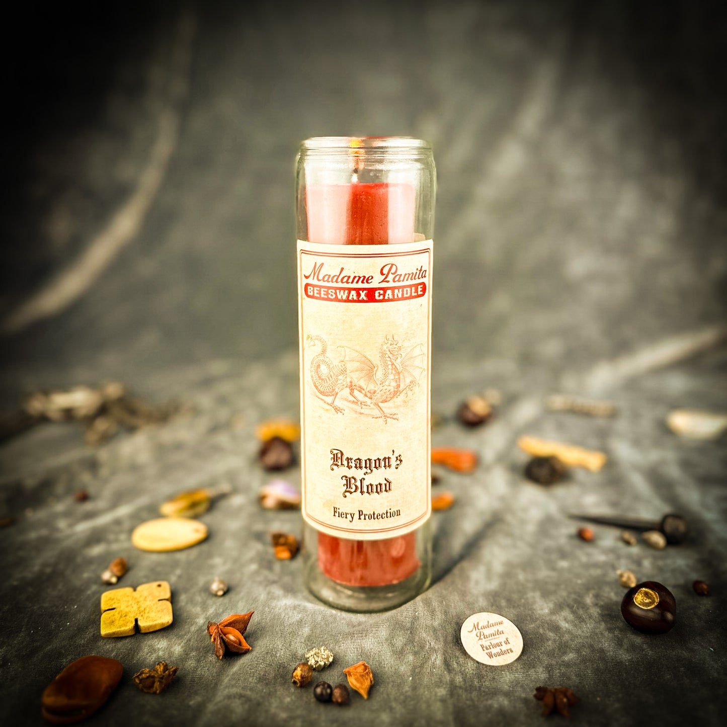 Dragon's Blood Vigil Candle Spell Service