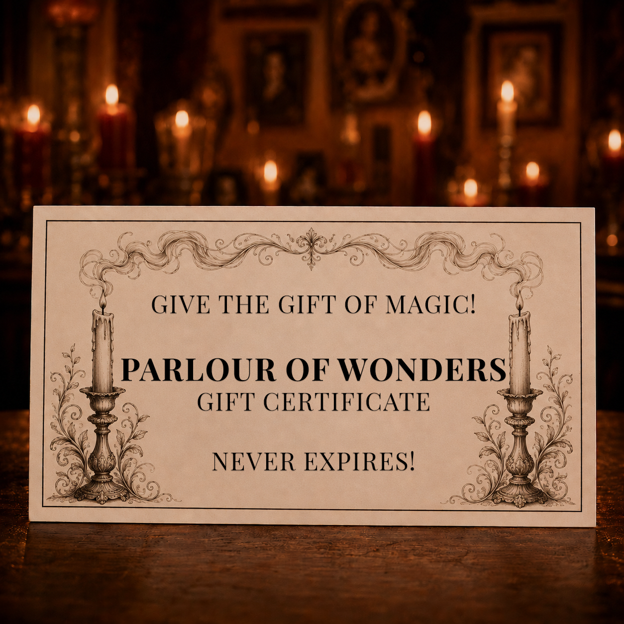 Parlour of Wonders Gift Certificate