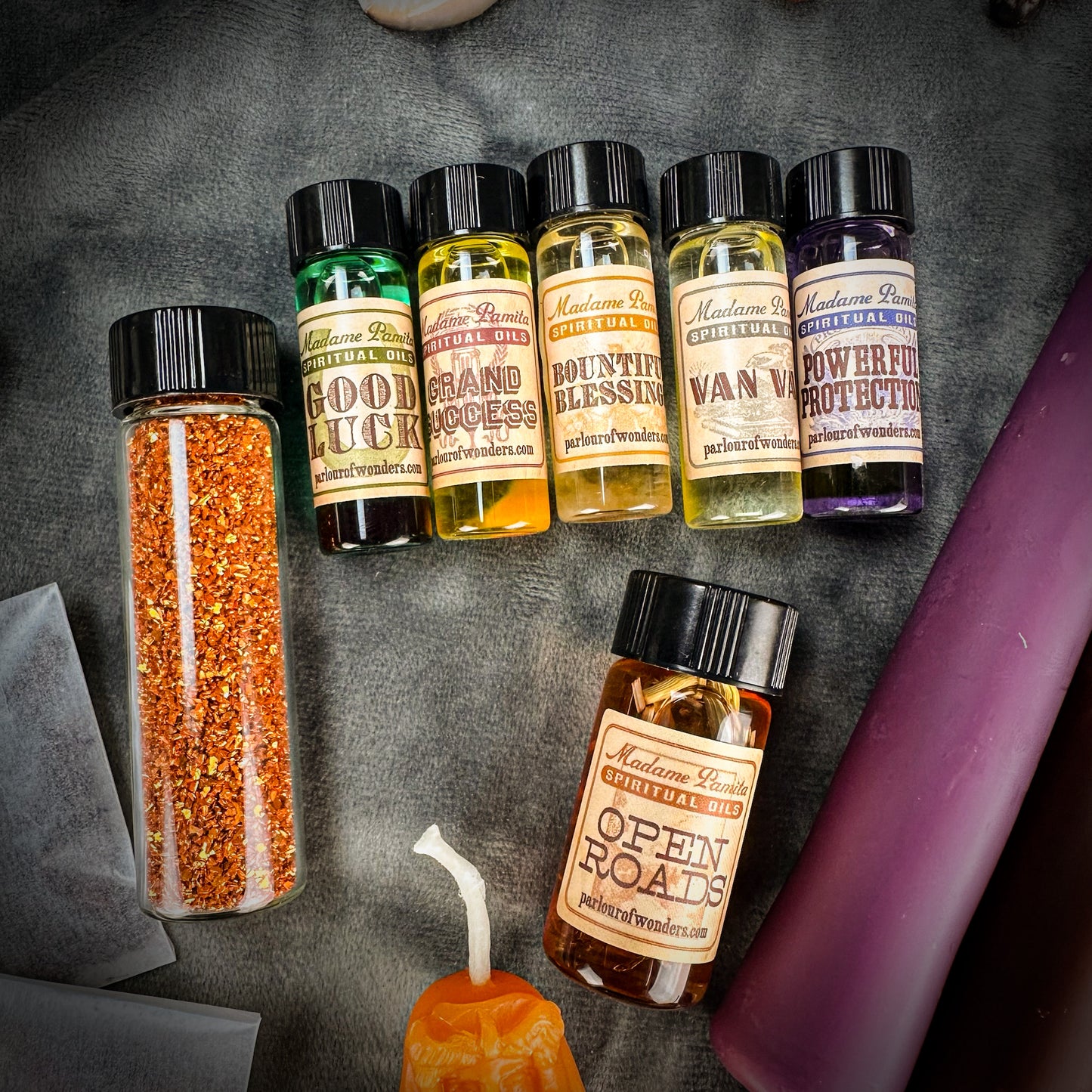 January Capricorn Good Fate Candle Spell