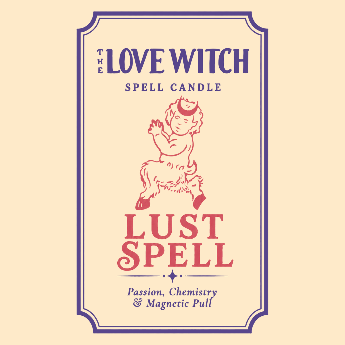 Lust Spell - Beeswax Vigil Candle by The Love Witch