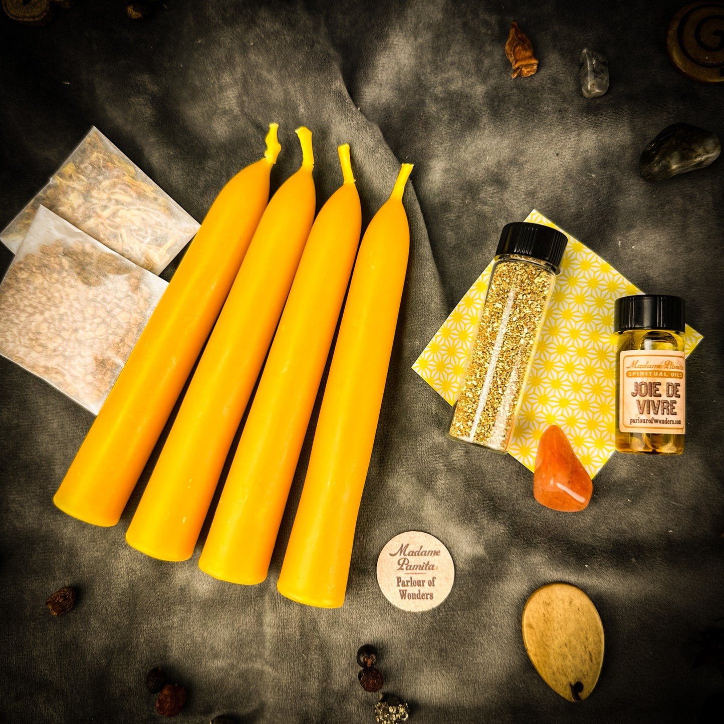 Optimism Candle Spell Booster Pack - Add Joy & Happiness to Any Candle Spell Kit