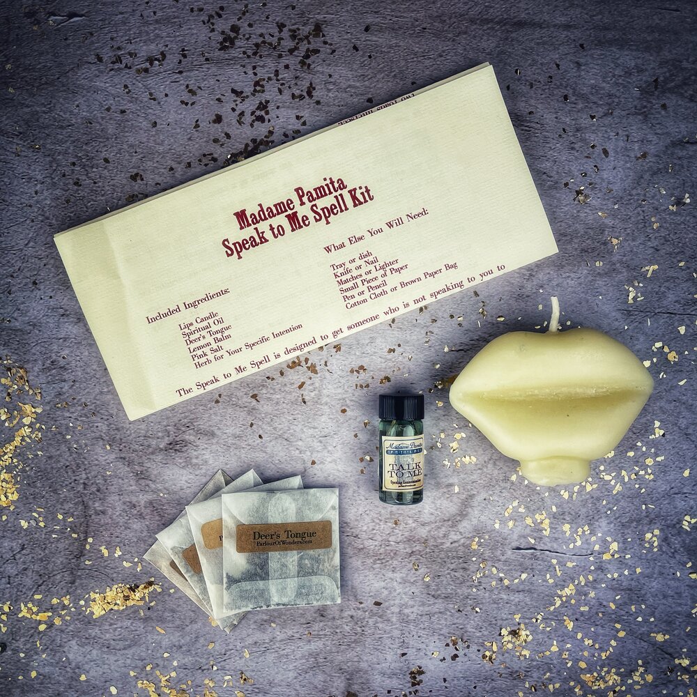 Speak to Me Candle Spell Kit White