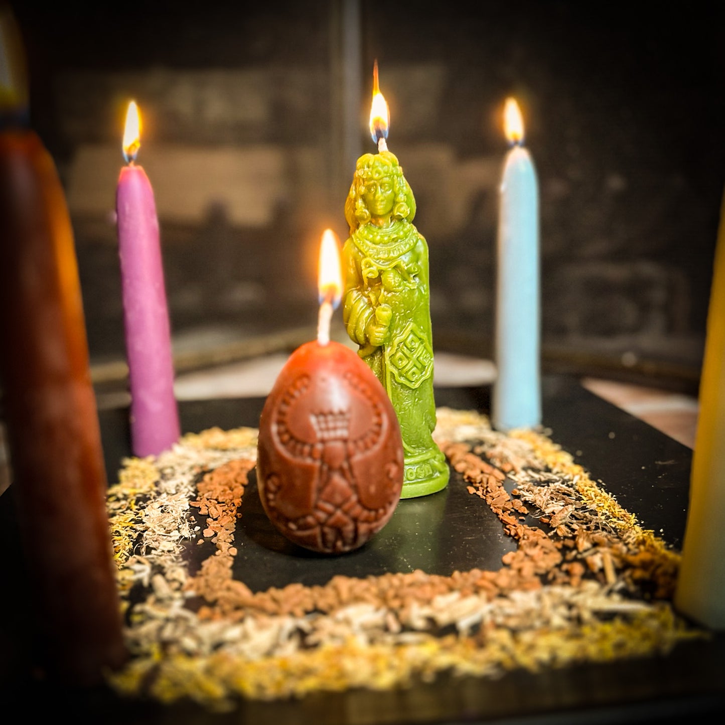 September Virgo New Moon Makosh Abundance Candle Spell