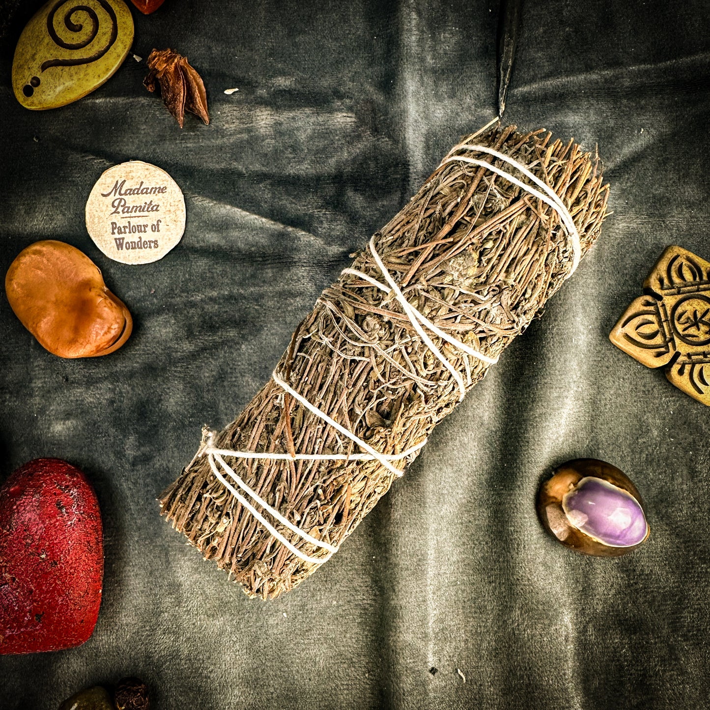 This smudge stick mixes the healing power of Blue Sage along with the clarifying energy of White Sage to bring in your best outcomes.