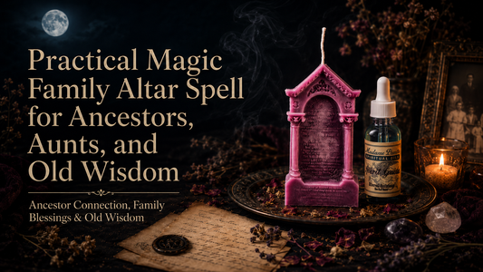 Practical Magic Family Altar Spell for Ancestors, Aunts, and Old Wisdom