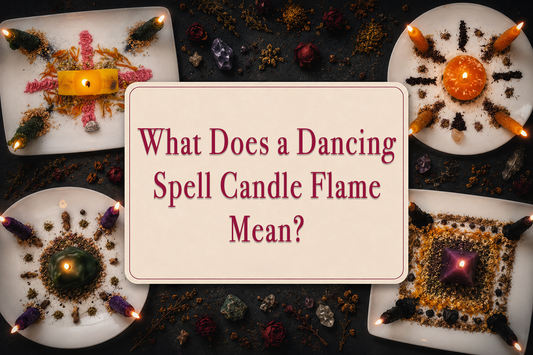 What Does a Dancing Spell Candle Flame Mean?