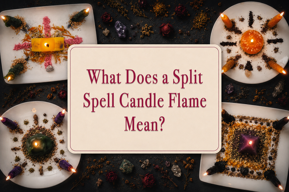 What Does a Split Spell Candle Flame Mean?
