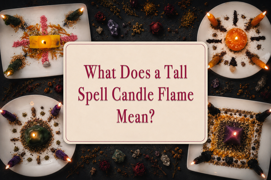 What Does a Tall Spell Candle Flame Mean?