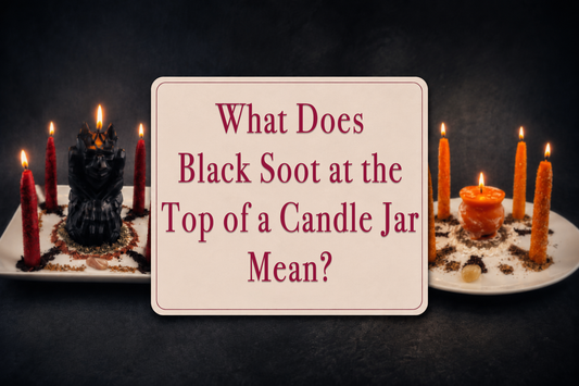 What Does Black Soot at the Top of a Candle Jar Mean?