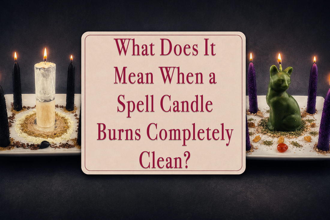 What Does It Mean When a Spell Candle Burns Completely Clean?