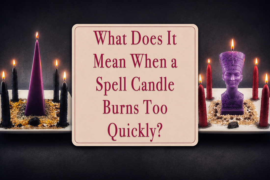 What Does It Mean When a Spell Candle Burns Too Quickly?