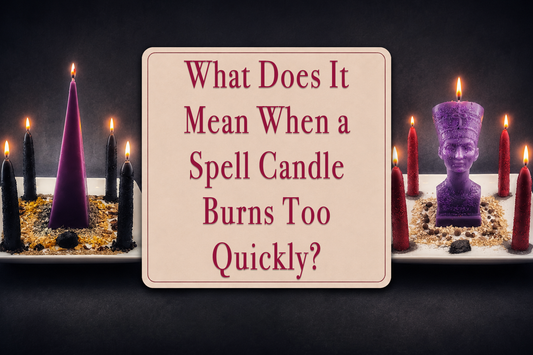 What Does It Mean When a Spell Candle Burns Too Quickly?