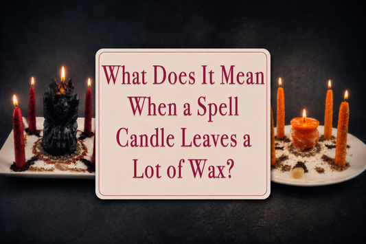 What Does It Mean When a Spell Candle Leaves a Lot of Wax?
