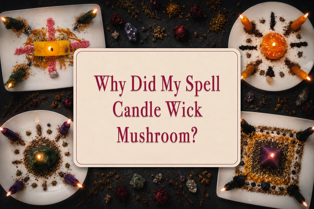 Why Did My Spell Candle Wick Mushroom?
