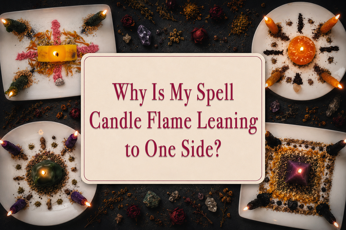 Why Is My Spell Candle Flame Leaning to One Side?