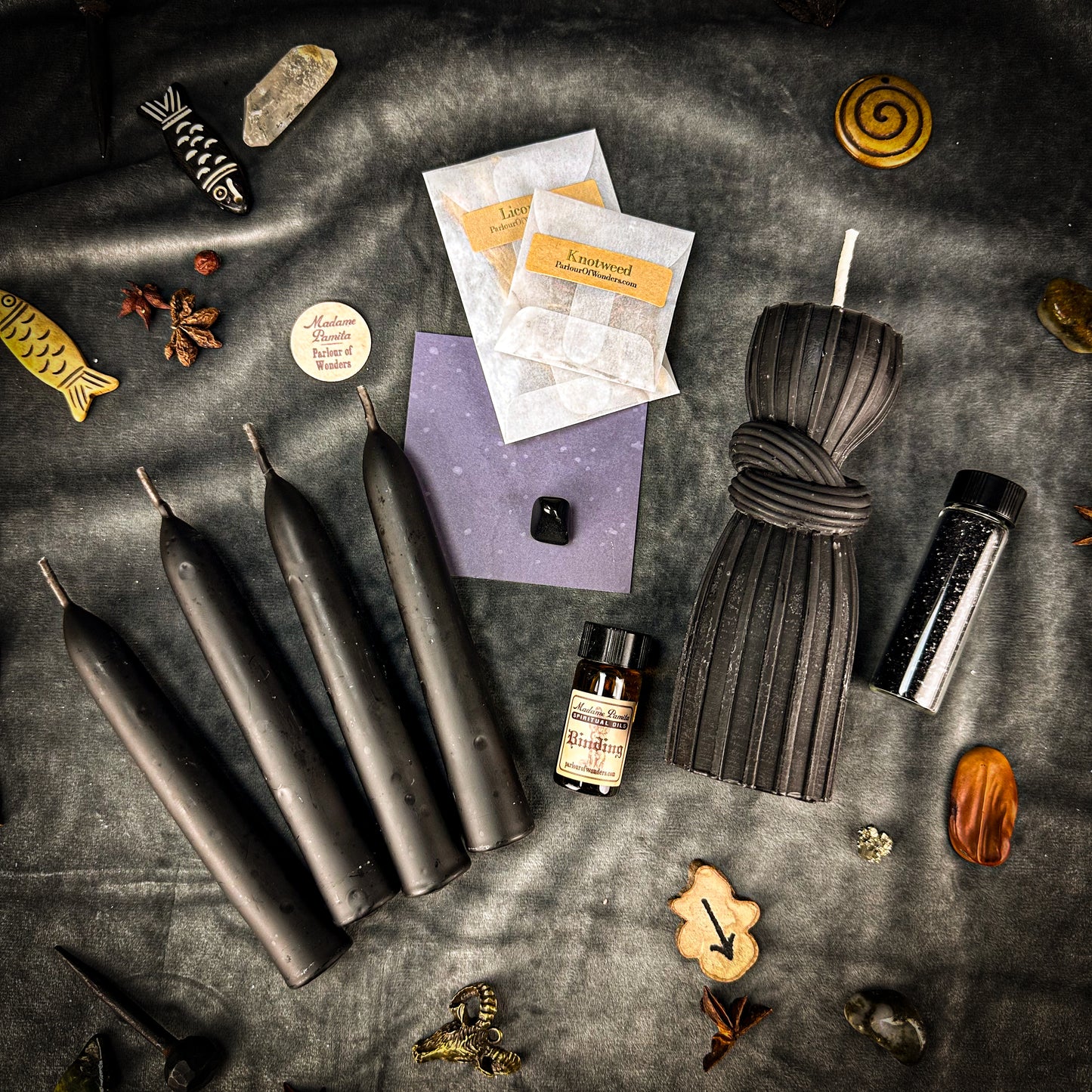 Bind the Bastards Candle Spell Kit for the Resistance - Stop Fascism & Protect Democracy