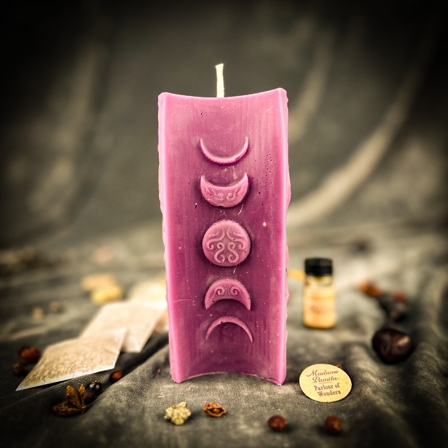 30 Day Moon Phase Candle Spell Kit - Lunar Cycle & Manifestation Magic